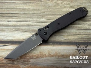 ベンチメイド ベイルアウト 直刃 折りたたみナイフ 537GY-03 BENCHMADE BAILOUT