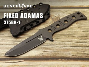 ベンチメイド 375BK-1 フィクスド アダマス ブラック シースナイフ ,BENCHMADE Fixed Adamas Black coating【日本正規品】