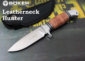 ●● ボーカー マグナム 02MB726 レザーネック ハンター,シースナイフ,BOKER Magnum Leatherneck Hunter sheath knife【日本正規品】