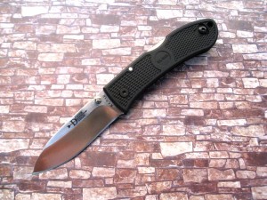 ケーバー/KA-BAR KA4062 ドージア フォールディング ハンター シルバー直刃/ブラックハンドル 折り畳みナイフ【メール便配送無料】【日本