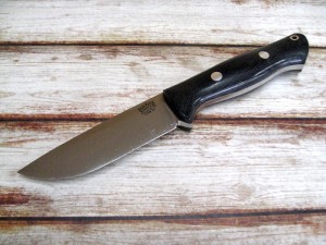 (28736) バークリバー ブラボー1 ランプレス CPM-3V鋼 ブラックキャンパス マイカルタ Bark River Bravo  Black Canvas Micarta