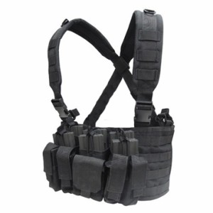 ●● コンドル タクティカルギア MCR5 ブラック OPS チェストリグ MOLLE モジュラー ベスト CONDOR【送料無料】