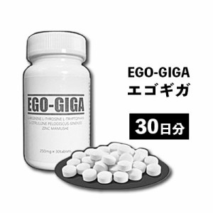 ＼ポイント消化！／ 【送料無料】EGO-GIGA エゴギガ [250mg×30粒] メンズサプリ 男性サプリ 男性用 サプリメント サプリ シトルリン ア
