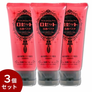 ＼ポイント消化！／ 送料無料 【3個セット】 ロゼット洗顔パスタ レッドリンクル 洗顔フォーム 120g 洗顔 洗顔料 ROSETTE フェイス 