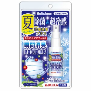 ＼ポイント消化！／ ベリクリーン マスク専用 瞬間除菌スプレー アイスミントの香り 30mL 消臭 抗菌 除菌 スプレー アイスミントの香り 