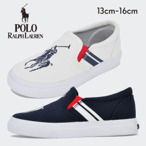 ポロ ラルフローレン スニーカー スリッポン キッズ MACEN POLO RALPH LAUREN RF102454 RF102205 キャンバス