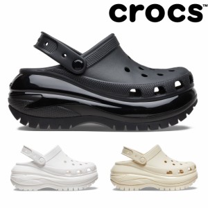 クロックス サンダル メンズ レディース 207988 メガ クラッシュ クロッグ 春夏新作 送料無料 MEGA CRUSH CLOG 001 100 2Y2 crocs