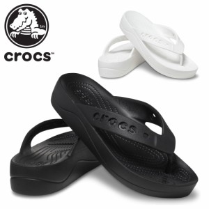 クロックス サンダル レディース 208395 バヤ プラットフォーム フリップ サンダル 春夏新作 Baya Platform Flip 001 100 crocs