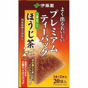 プレミアムティーバック 一番茶入りほうじ茶1.8g×20袋(8個)【伊藤園】※送料無料(一部地域除く)