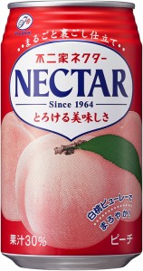 不二家 ネクター ピーチ(缶) 350g×24本 伊藤園 送料無料