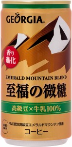 缶コーヒー ジョージア エメラルドマウンテンブレンド 至福の微糖 185g缶×30本×3ケース コカコーラ コカ・コーラ 送料無料