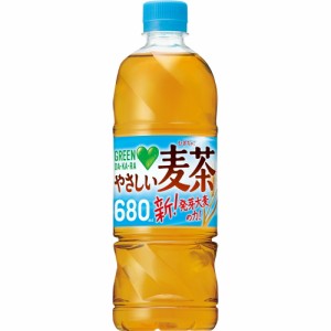 麦茶 ペットボトル サントリー グリーンダカラ やさしい麦茶 お茶 680ml ×24本 送料無料