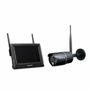 マスプロ MASPRO ネットワークカメラ モニター＆ワイヤレスHDカメラセット バッテリーレス WHCBL7M4