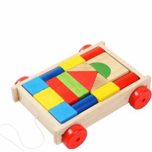 VOILA ボイラ ベーシックブロックスオンウィールズ 積み木 知育玩具 木製 2歳 3歳 子供
