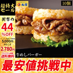 【メーカー希望小売価格5000円→2780円】【プレミアム特典送料無料】牛めしバーガーセット（10食入)（1食/1袋×10パック） 時短 牛めし 