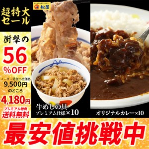 【メーカー希望小売価格9500円→4180円】【プレミアム特典送料無料】カレーギュウセット20個 牛めしの具(プレミアム仕様)×10 オリジナル