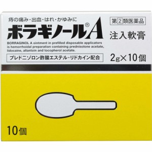 【第(2)類医薬品】 武田薬品工業 ボラギノールA注入軟膏 2g×10コボラギノール 注入 【送料込/メール便発送】