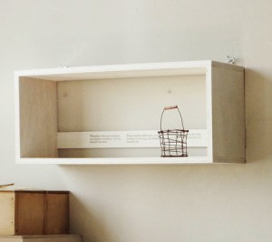木製 壁掛け 飾り棚 ボックス /おしゃれ シンプル シェルフ /BREA