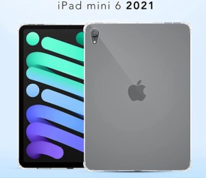 【メール便対応】iPad mini6 (2021) クリア ラバー シリコン ケース 薄型 衝撃吸収 耐衝撃  【ipad Mini 6 保護カバー】強化ケース　ポイ