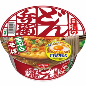 日清食品 どん兵衛 天ぷらそば(西) 100g×12個 送料無料 カップ麺 うどん 非常用 保存