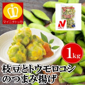 ニチレイ 枝豆とうもろこしのつまみ揚げ 1kg 冷凍食品 業務用 クリスマス イベント 誕生日