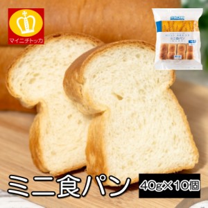 ジェフダ ミニ食パン400g (10個入り) 朝食 冷凍パン サクサク 国内製造