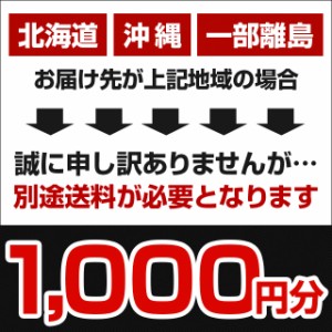 ＜北海道・沖縄・一部離島＞別途送料1,000円分