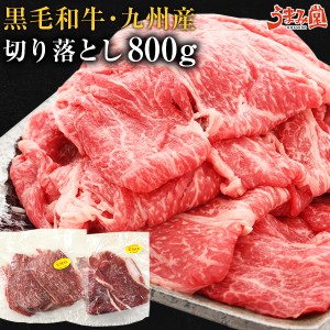 牛肉 切り落とし 九州産 黒毛和牛 800g (400g×2) セット 宮崎 有田牧場 国産 送料無料 すき焼き用肉 訳あり 和牛 お取り寄せグルメ 高級