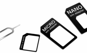 お試し【SIMカード 変換アダプタ 4点セット】【標準SIM マイクロSIM　ナノSIM SIMピン】シム カード アダプター iphone 4s 5s