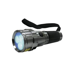 コンテック 日亜化学工業社製UV-LED搭載 3灯パワーブラックライト 実用点灯20時間 PW-UV343H-02