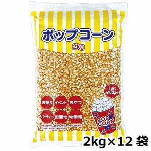 ポップコーン 2kg×12袋