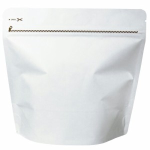 【送料無料】［ヤマニ］ 珈琲（コーヒー）豆専用袋【200g用】白 500枚_COT-850