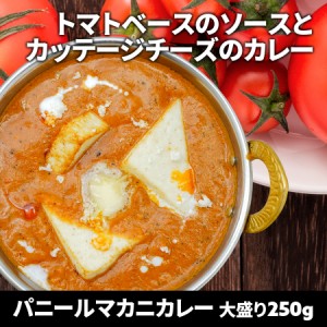 カレー パニールマカニカレー（２５０ｇ）とナン（１枚）セット ナンは5種類の中から選べます