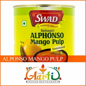 SWAD アルフォンソマンゴーピューレ 850g×12缶（1ケース）送料無料 【業務用 通常便 缶 Pulp】