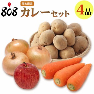 【送料別】【産地厳選】カレーセット4品(北海道沖縄別途送料加算)野菜詰めあわせ/野菜セット/野菜つめあわせ/詰め合せ/野菜宅配/人参/じ