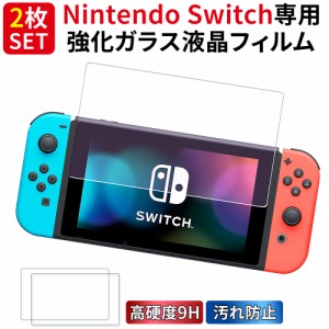 【送料無料】【2枚セット】Nintendo Switch 強化ガラスフィルム 9H 保護フィルム 液晶保護 画面保護 ニンテンドー スイッチ Lite ライト 