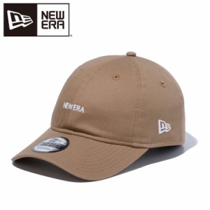 ニューエラ キャップ 9THIRTY クロスストラップ NEW ERA ミニロゴ カーキ × ホワイト 13562161