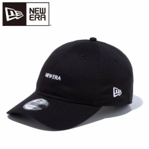 ニューエラ キャップ 9THIRTY クロスストラップ NEW ERA ミニロゴ ブラック × ホワイト 13562162