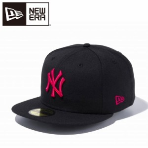 ニューエラ キャップ 59FIFTY ニューヨーク・ヤンキース ブラック × ストロベリー 13562243