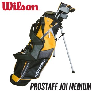 ウィルソン PROSTAFF JGI MEDIUM ジュニアセット 子供用 ゴルフクラブ 5本セット+キャディバッグ
