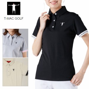 T-MAC ティーマック ゴルフ 半袖ポロシャツ レディース 春夏 ゴルフウェア 7422174201