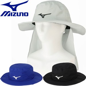 ミズノ ゴルフ レインハット メンズ 帽子 レインウェア E2MWAA01