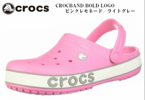 クロックバンド ボールドロゴ クロッグ 206021 CROCBAND BOLD LOGO CLOG(クロックス) crocs ビッグロゴデザインが登場 メンズ レディス