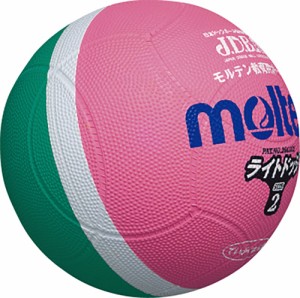 モルテン(Molten) SLD2MP ライトドッジ ライトドッジボール軽量2号　緑×ピンク
