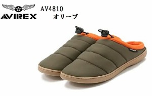 (アヴィレック ス)AVIREX AV4810 サイクロン CYCLON (MW)カジュアルクロッグサンダル アッパーはマットなナイロン素材 メンズ レディス