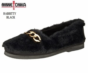 MINNETONKA(ミネトンカ)RABBITTY 37502571 35702572 レディス ファーモカシンカジュアルドライビングシューズ ゴールドのチェーンビット