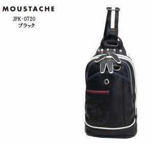 [ムスタッシュ] MOUSTACHE JPK0720 肩かけショルダーバッグ 斜めがけボディバッグ メンズ レディス 前面にさりげなくブランドマークがプ