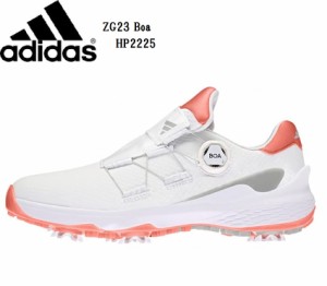 adidas Golf(アディダスゴルフ)ZG23  BOA レディス ゴルフシューズ ソフトスパイク HP2225 GZ2173 BOAパネルの起点となる内足側の両パネ