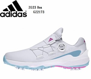 (アディダスゴルフ)adidas Golf ZG23  BOA レディス ゴルフシューズ ソフトスパイク HP2225 GZ2173 BOAパネルの起点となる内足側の両パネ