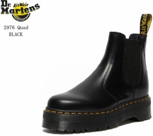 Dr.Martens(ドクターマーチン)24687001 2976 Quad 厚底サイドゴアカジュアルブーツ チェルシーブーツ 根強い人気を誇るイエローステッチ